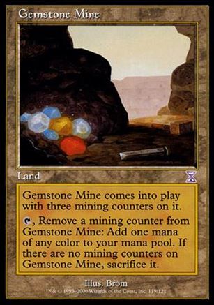 Magic the Gathering: Time Spiral (Timeshifted Subset) card 119 Gemstone Mine