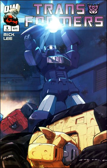 Transformers: Generation 1 (2003) issue 6-B Decepticons "Right Side" Cover