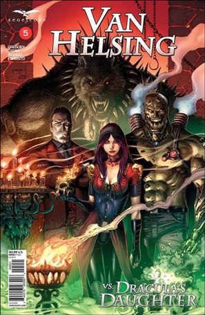 Van Helsing vs. Dracula's Daughter issue 5-E Jason Metcalf Cover