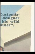 Kustom Cars 1  (Checklist/Puzzle Piece Subset) card 3-B Top Right / Red Checklist