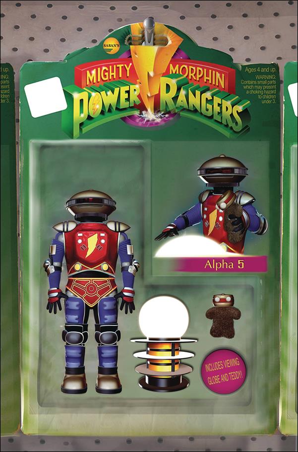 Mighty Morphin Power Rangers issue 21-B Quest Matthews-Martial Action Figure Cover