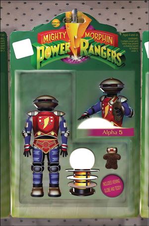 Mighty Morphin Power Rangers issue 21-B Quest Matthews-Martial Action Figure Cover