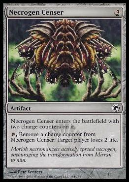 Magic the Gathering: Scars of Mirrodin (Base Set) card 184 Necrogen Censer