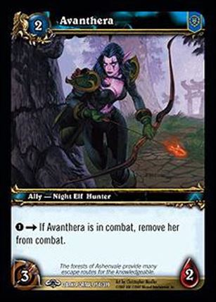 World of Warcraft: Through the Dark Portal (Base Set) card 154 Avanthera