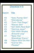 Art of Curves (Base Set) card CK5 Checklist 5