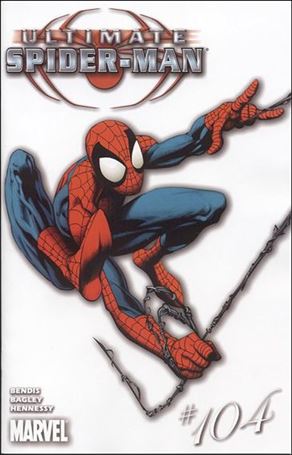 Ultimate Spider-Man (2000) issue 104-C Mark Bagley 1:100 White Cover