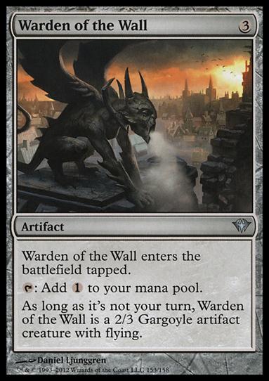 Magic the Gathering: Dark Ascension (Base Set) card 153 Warden of the Wall