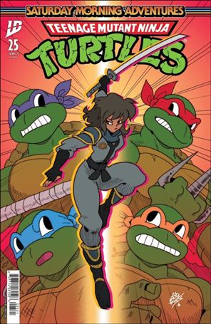 Teenage Mutant Ninja Turtles: Saturday Morning Adventures Continued issue 25-B Jeffrey Lewis Cover