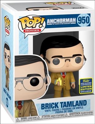 POP! Movies figure 950-B Brick Tamland Summer Convention Exclusive