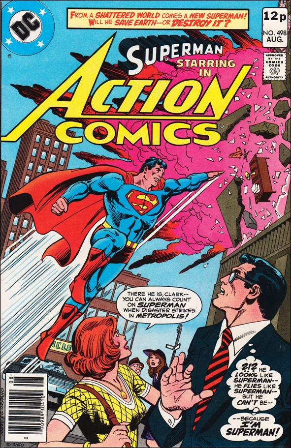 Action Comics (1938) issue 498-C UK Price Cover