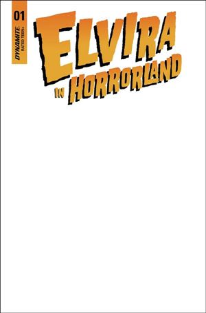 Elvira in Horrorland issue 1-E Blank Authentix Cover