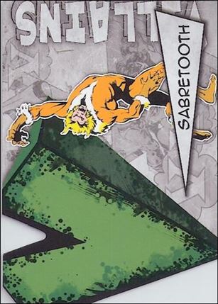 Marvel Beginnings: Series 3 (Villains Die-Cut Subset) card V-35 Sabretooth