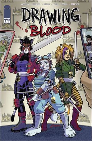 Drawing Blood (2024) issue 5-C Amanda Conner Cover