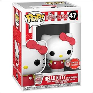 POP! Sanrio figure 47 Hello Kitty  (with Noodles) Gamestop Exclusive