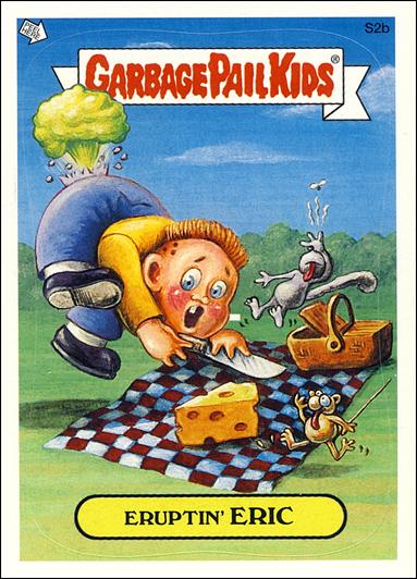 Garbage Pail Kids All-New Series 2 (Scratch 'n Stink Subset) card S2b Eruptin' Eric