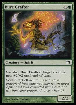 Magic the Gathering: Champions of Kamigawa (Base Set) card 203 Burr Grafter