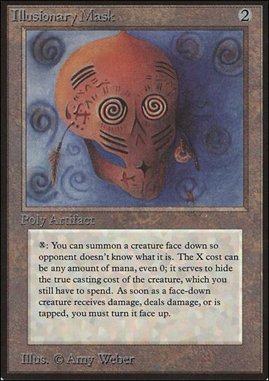 Magic the Gathering: Limited Edition Beta (Base Set) card 251 Illusionary Mask