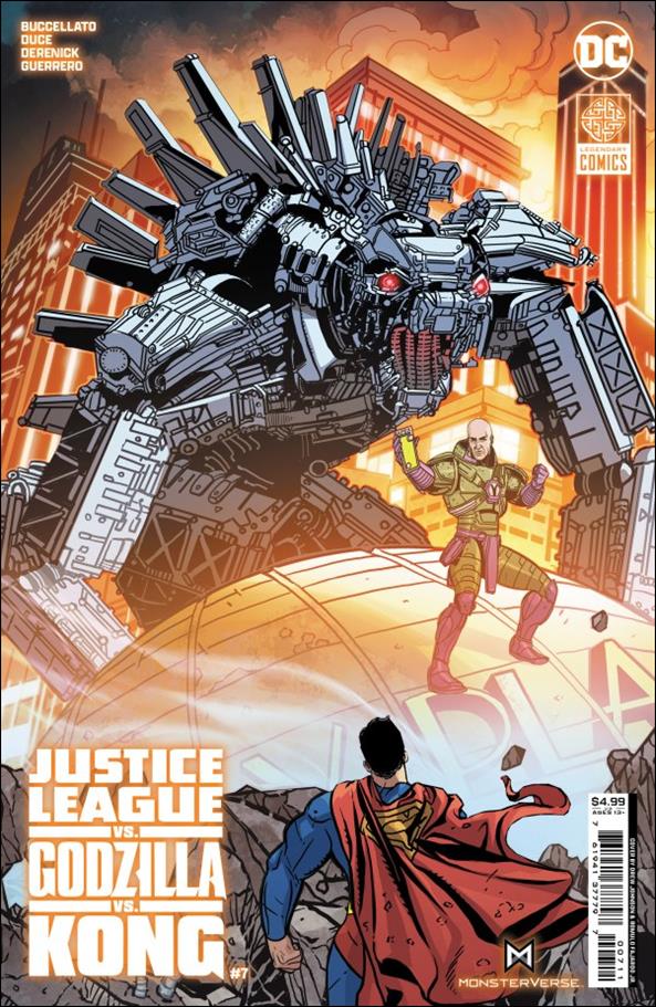 Justice League vs. Godzilla vs. Kong issue 7 Drew Johnson Cover