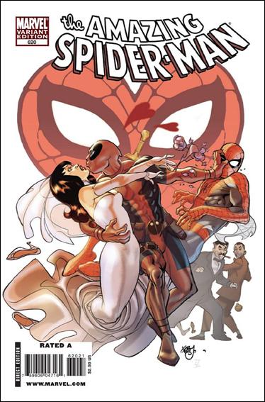 Amazing Spider-Man (1963) issue 620-B Pasqual Ferry 1:15 "Deadpool" Cover