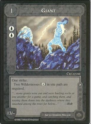 Middle-Earth: The Wizards (Base Set) card 180 Giant