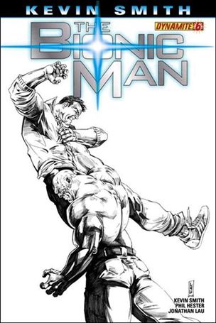 Bionic Man issue 6-C Jonathan Lau Sketch Cover
