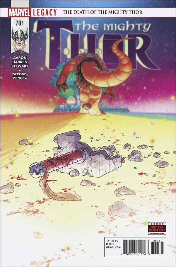 Mighty Thor (2016) issue 701-C Russell Dauterman Cover (2nd Printing)