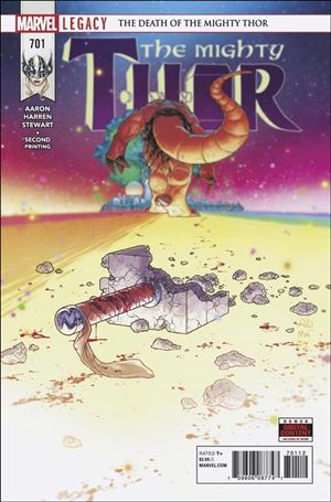 Mighty Thor (2016) issue 701-C Russell Dauterman Cover (2nd Printing)