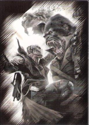 Marvel Heroes and Villains (Base Set) card 16 Gorilla-Man vs Scourge