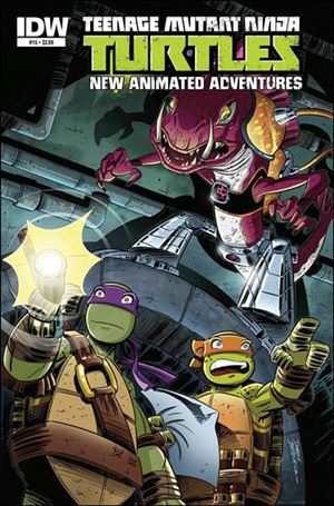 Teenage Mutant Ninja Turtles New Animated Adventures issue 15 Dario Brizuela Cover