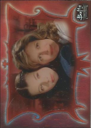Buffy the Vampire Slayer: Connections (Base Set) card 7 Buffy + Mom + Dawn: Family Connection