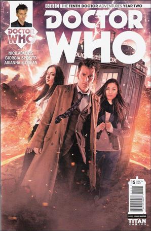 Doctor Who: The Tenth Doctor Year Two issue 15-B Will Brooks Subscription Photo Cover