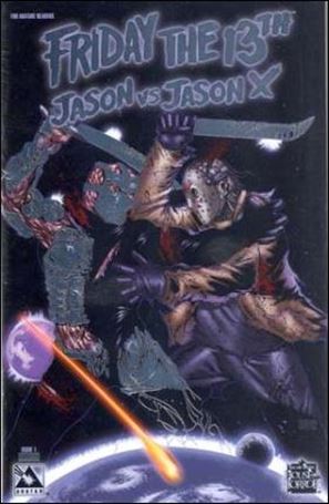 Friday the 13th: Jason vs Jason X issue 1-G Platinum Foil Cover