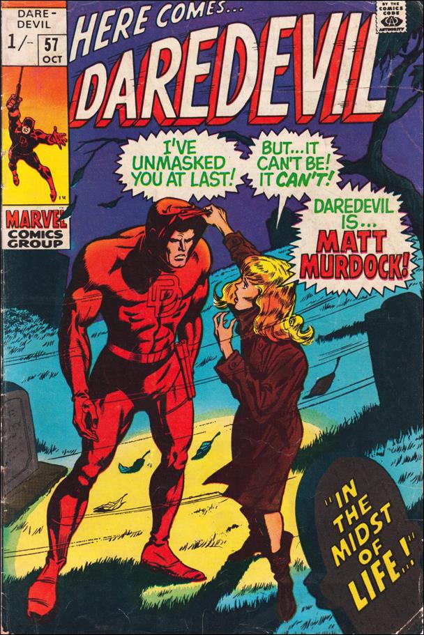 Daredevil (1964) issue 57-B UK Price Cover