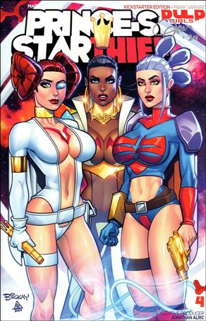 Pulp Girls: Prince-S STARthief issue 4-F Bill McKay Cover