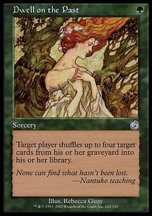 Magic the Gathering: Torment (Base Set) card 124 Dwell on the Past