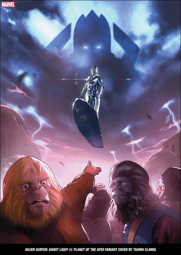 Silver Surfer: Ghost Light issue 1-B Taurin Clarke Planet Of The Apes Cover