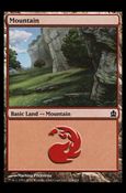 Magic the Gathering: Commander (Base Set) card 314 Mountain