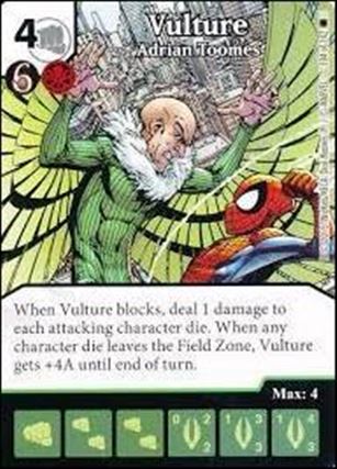 Marvel Dice Masters Amazing Spider-Man card 104 Vulture: Adrian Toomes