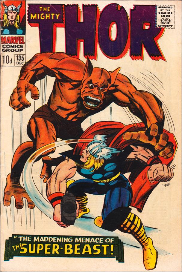 Thor (1966) issue 135-B UK Price Cover