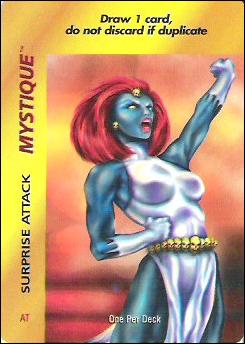 Marvel OverPower (Base Set) card nn154 Mystique: Surprise Attack