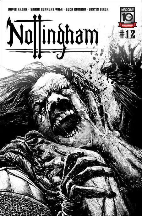 Nottingham issue 12-B Shane Connery Volk B&W Cover