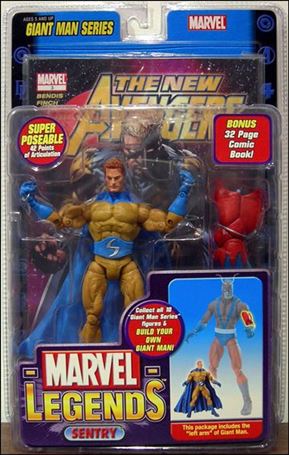 Marvel Legends (Giant Man Series) figure 6 Sentry (Mustard Costume - Short Hair)