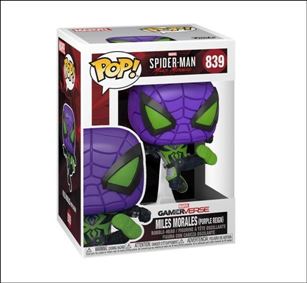 POP! Marvel figure 839 Miles Morales (Purple Reign)