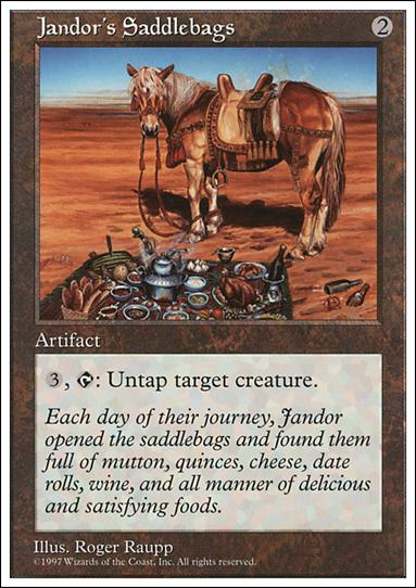 Magic the Gathering: 5th Edition (Base Set) card 384 Jandor's Saddlebags