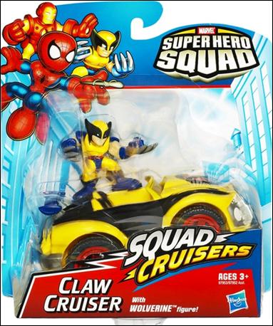 Marvel Super Hero Squad (Vehicles) figure 5 Claw Cruiser with Wolverine