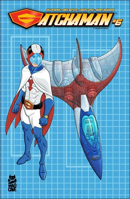 Gatchaman issue 6-B Chris Batista Cover