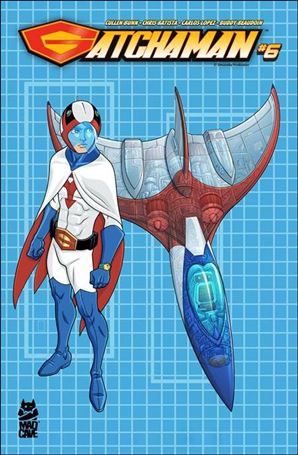 Gatchaman issue 6-B Chris Batista Cover