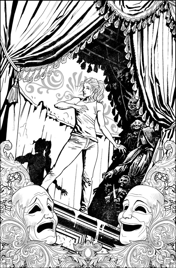 Lamentation issue 1-E Yanick Paquette 1:15 Black and White Cover