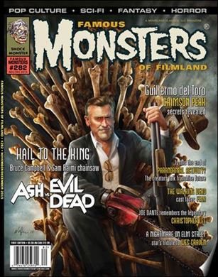Famous Monsters of Filmland issue 282 Terry Wolfinger Newsstand Cover