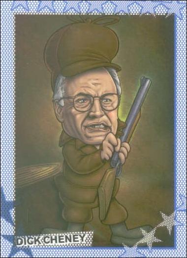 George W. Bush and The Weapons of Mass Distraction (Promo) card P2 Dick Cheney